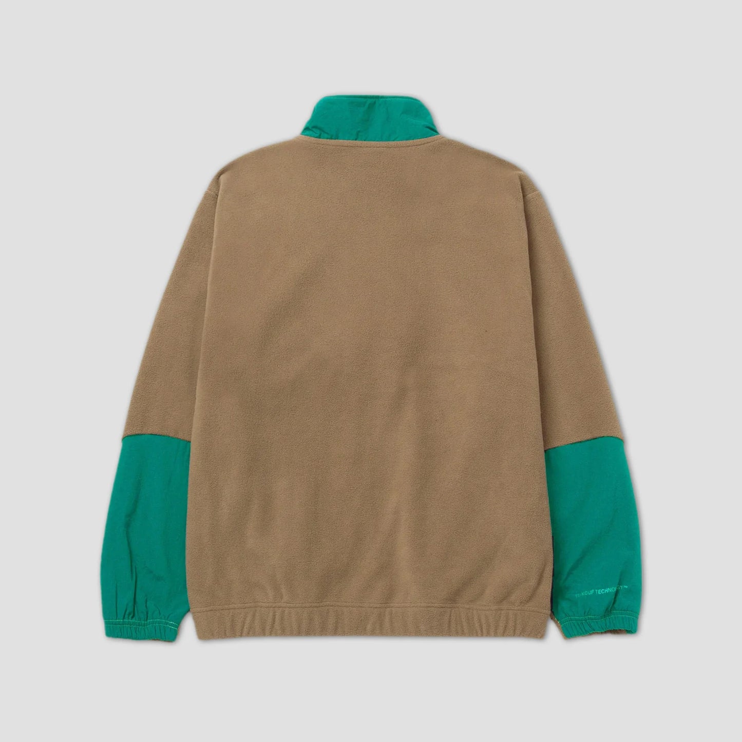 HUF SWEAT RANGE QUARTER ZIP POLAR FLEECE OLIVE