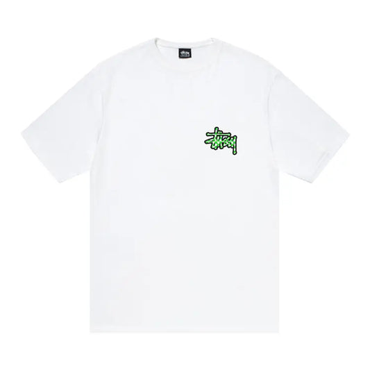 Stüssy Checker Stock Tee White