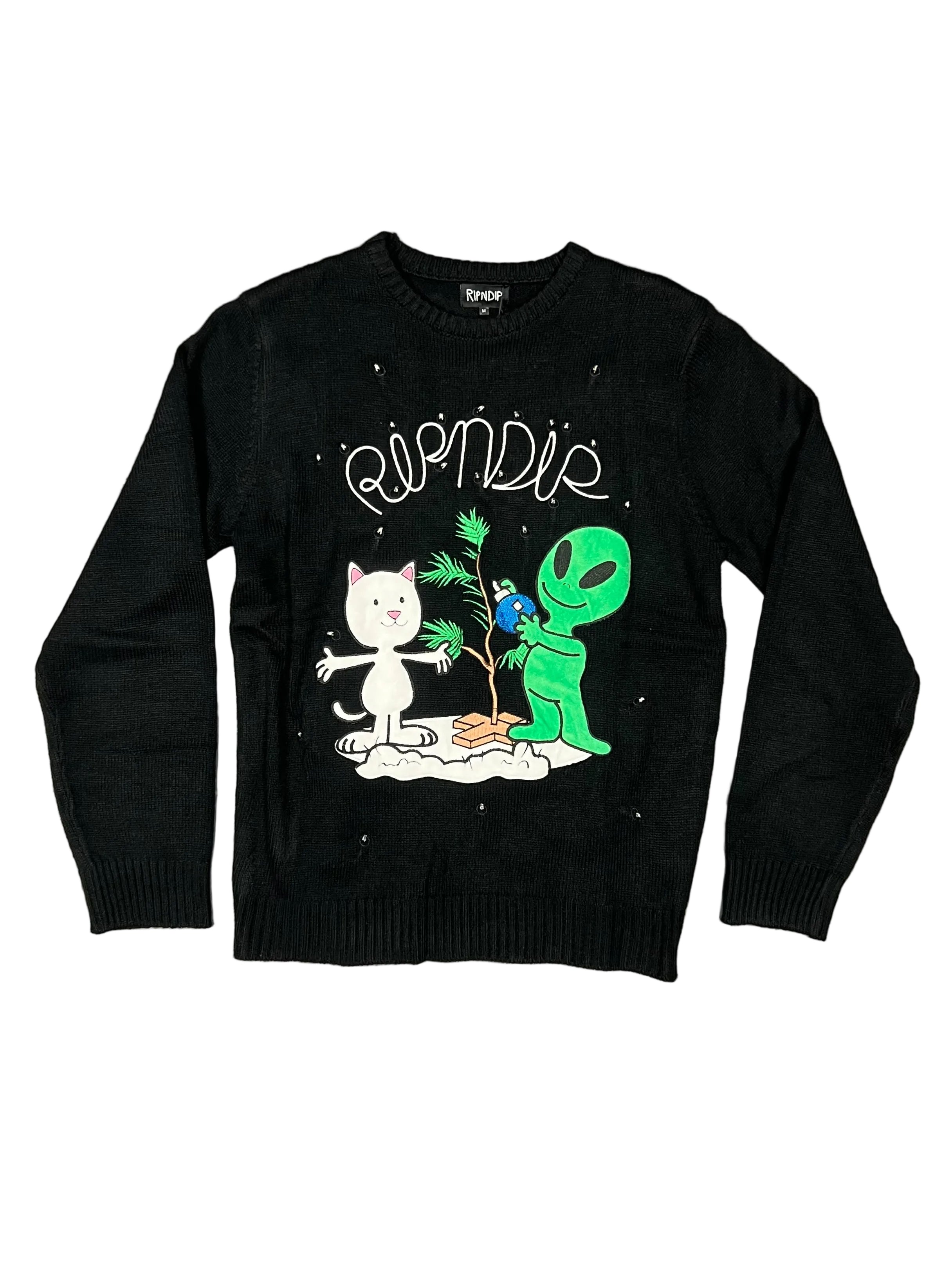 RIPNDIP – Pull graphique Alien & Nermal lumineux