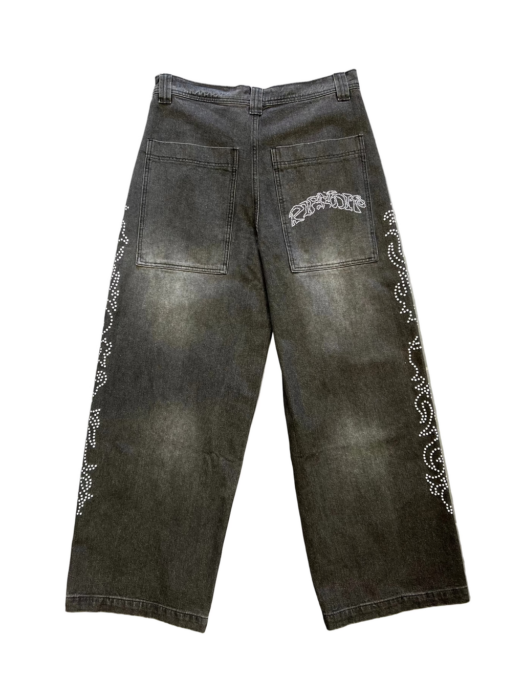 Pantalon RipNDip – Denim Noir à Strass