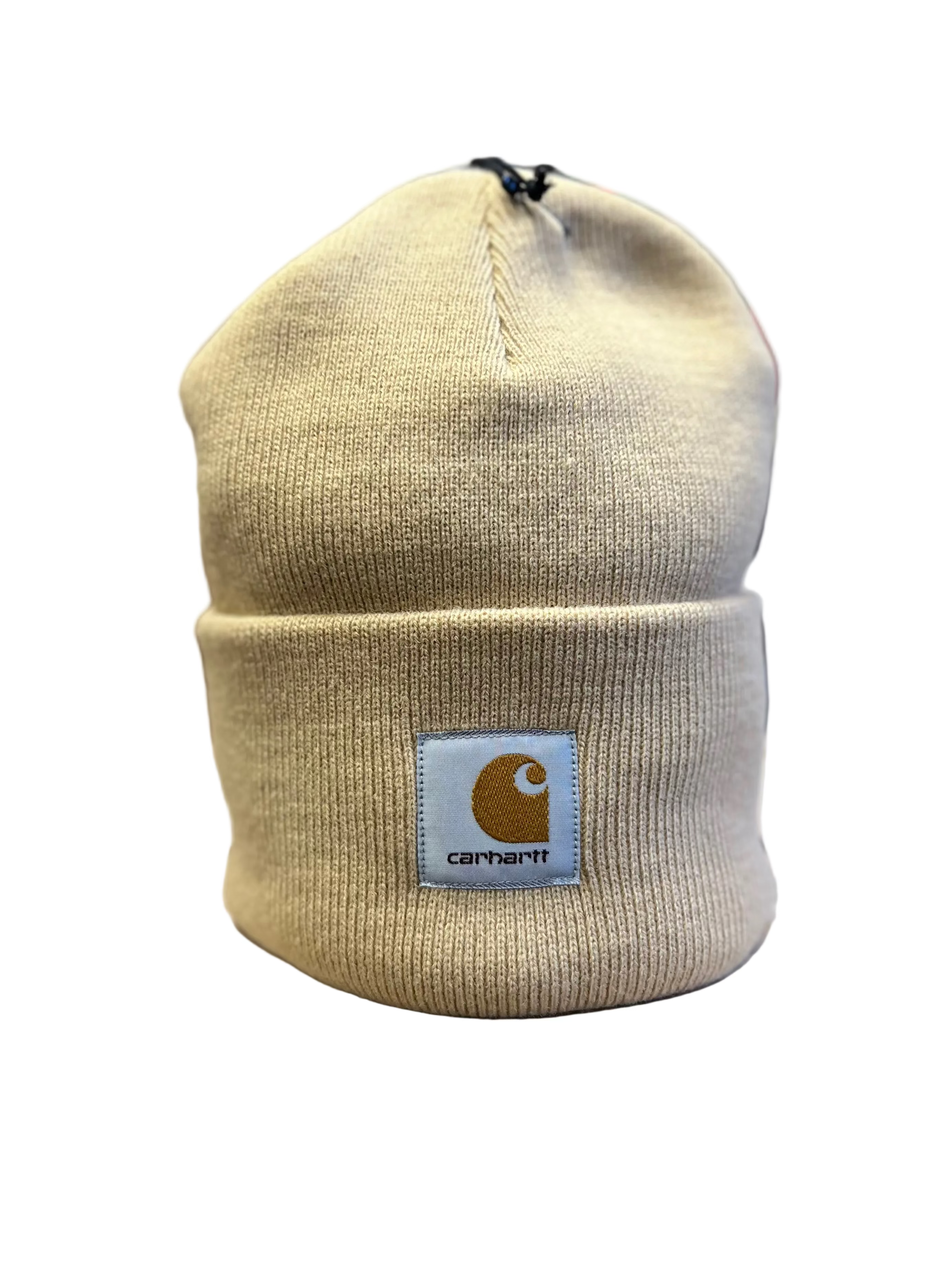 Bonnet Carhartt Beige Patch Logo – Classique Streetwear