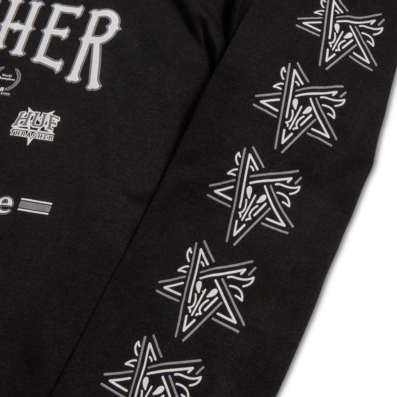 HUF X THRASHER MONTERAY LS TEE NOIR