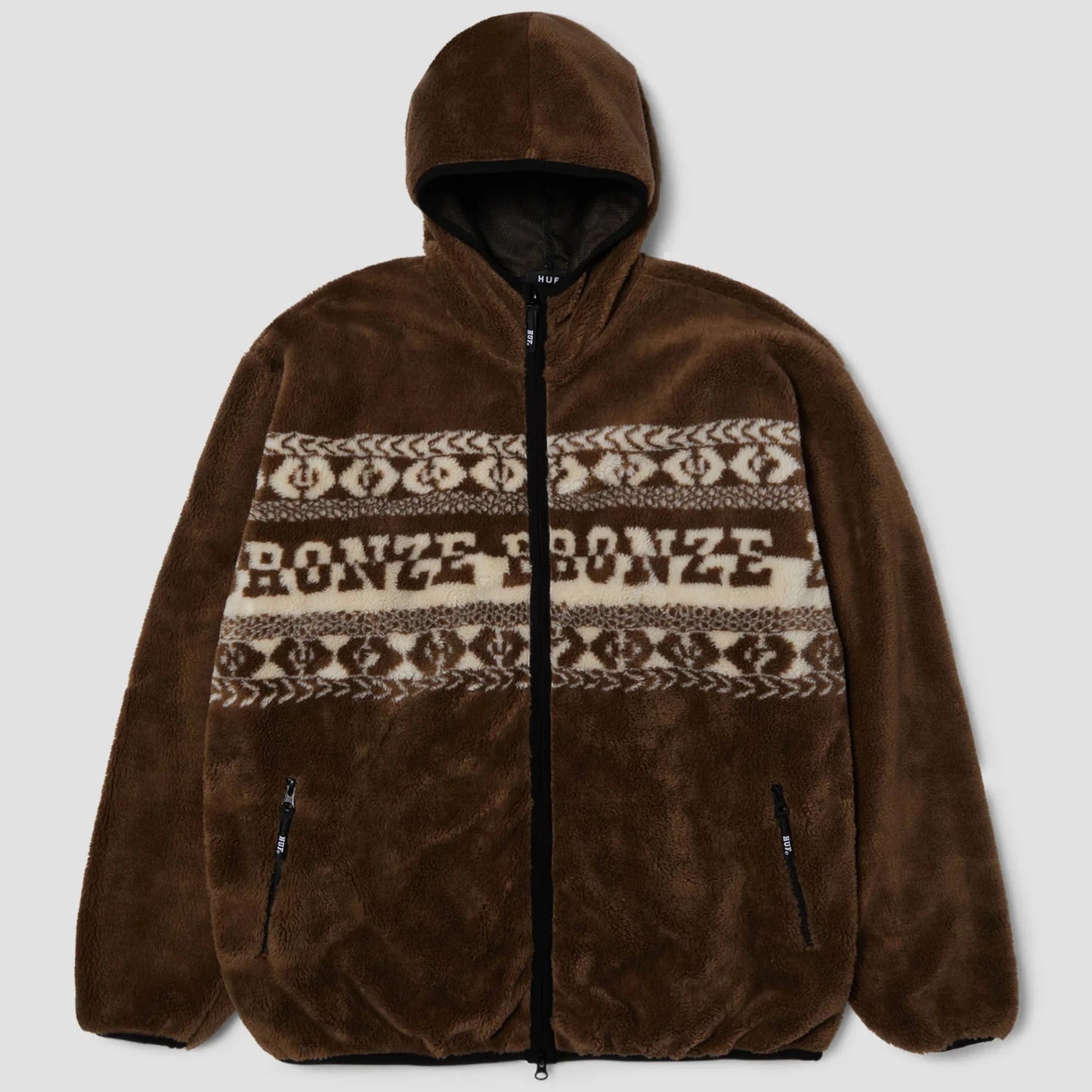 HUF x Bronze56K High Pile F/Z Fleece