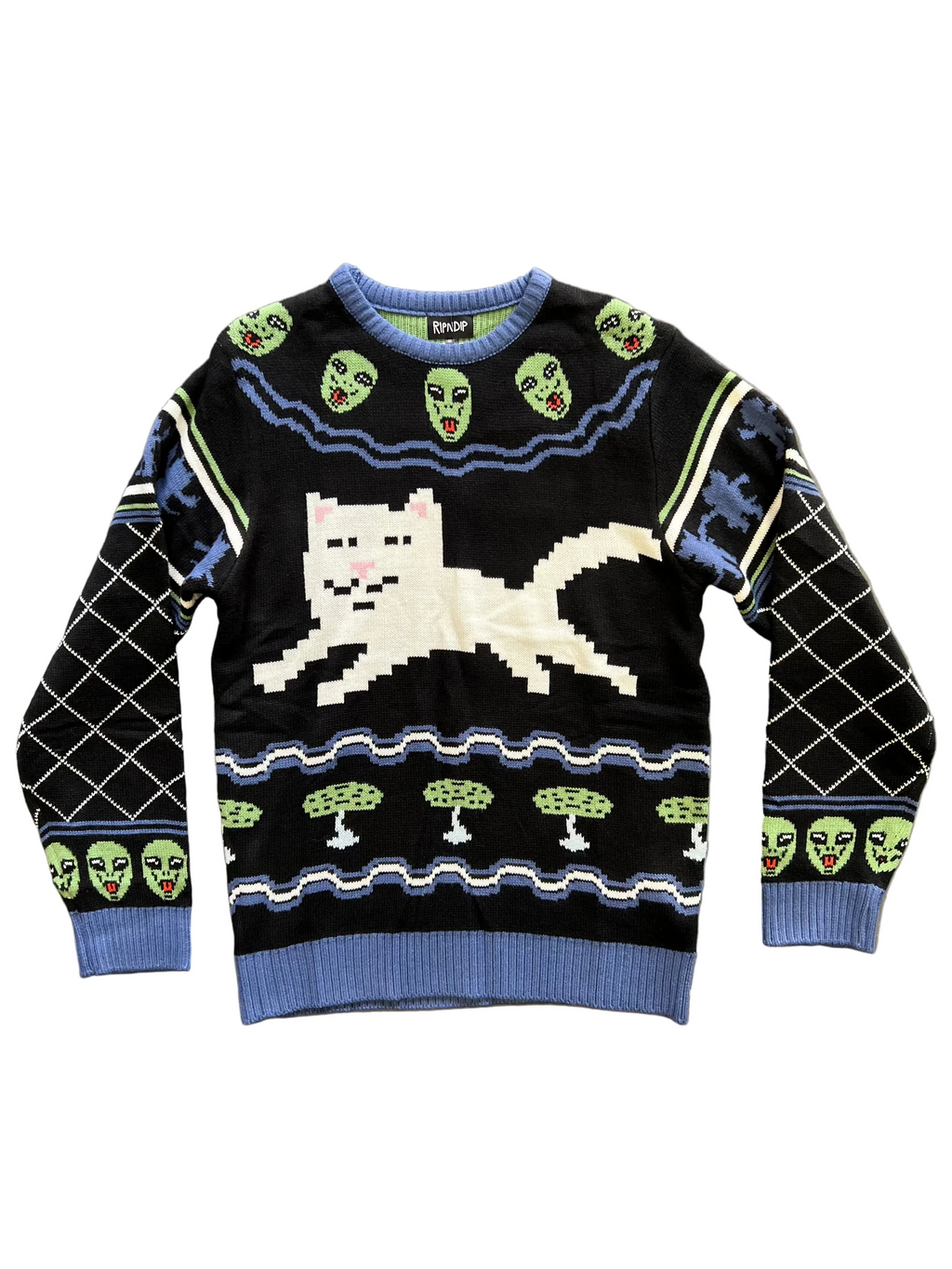 Pull RIPNDIP – Knit Graphic Alien Cat