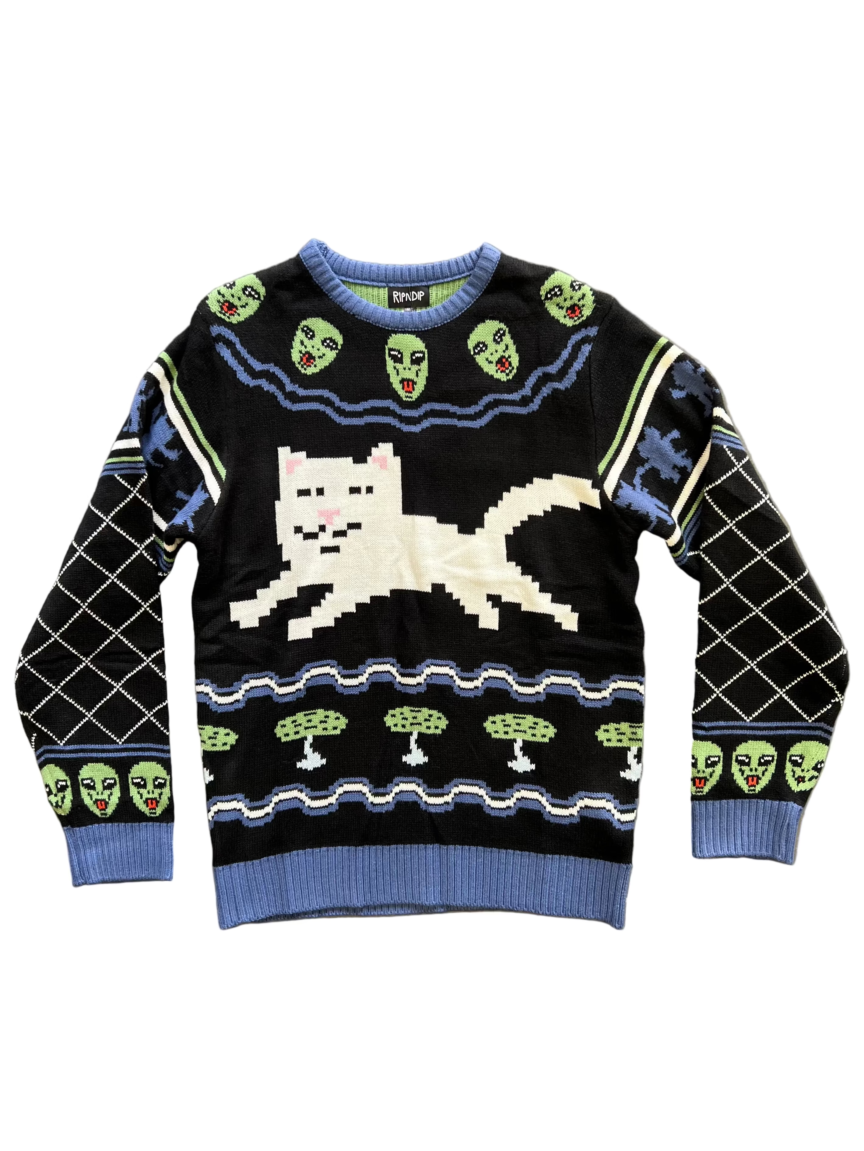 Pull RIPNDIP – Knit Graphic Alien Cat