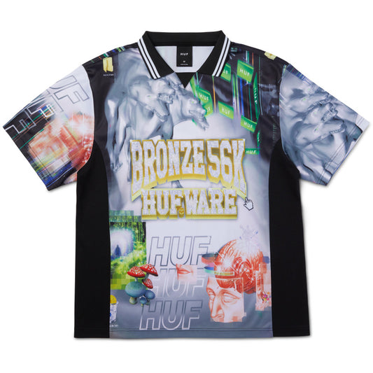 HUF X Bronze 56K Glitched Soccer Jersey