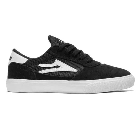 LAKAI - CAMBRIDGE KIDS BLACK/WHITE SUEDE