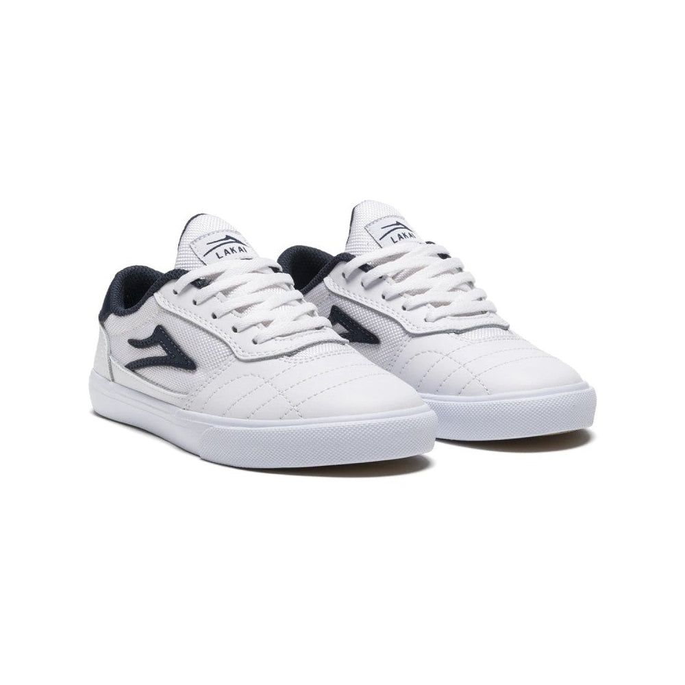 LAKAI - CAMBRIDGE KIDS WHITE & BLUE NAVY