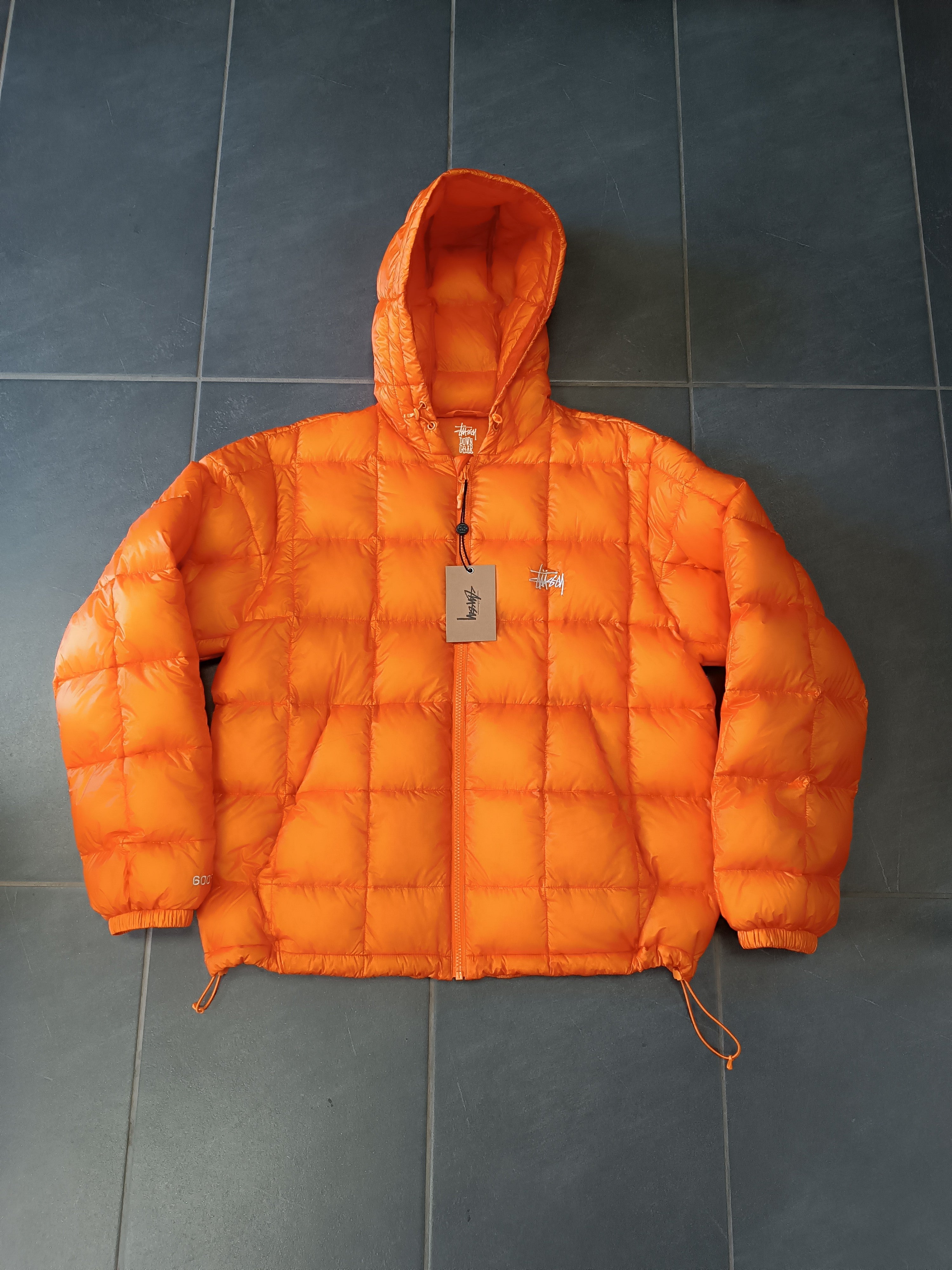 Doudoune Stüssy Midweight Hooded Puffer Jacket – Orange 🍊