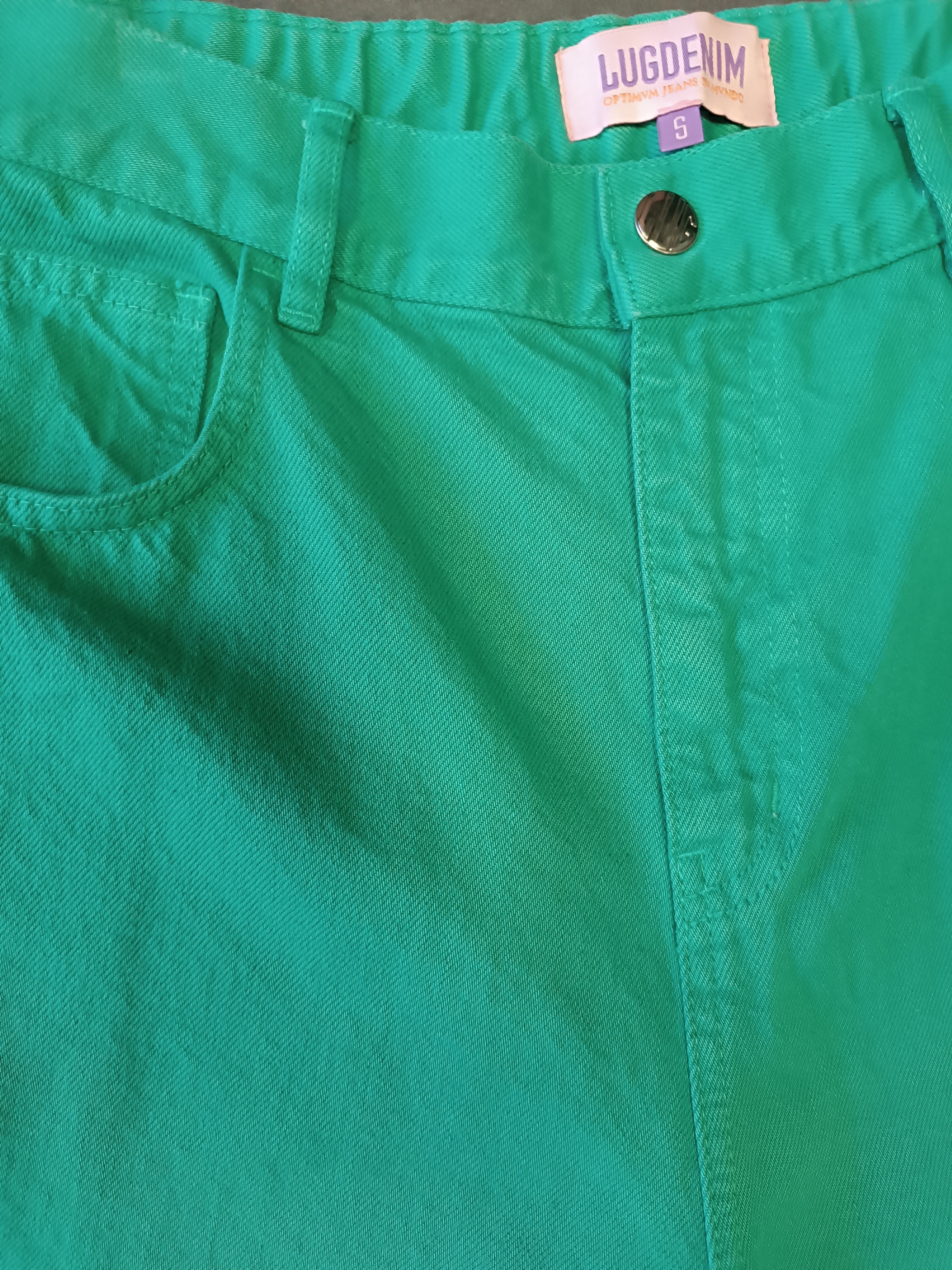 Lugdenim – Pantalon Baggy Vert Émeraude